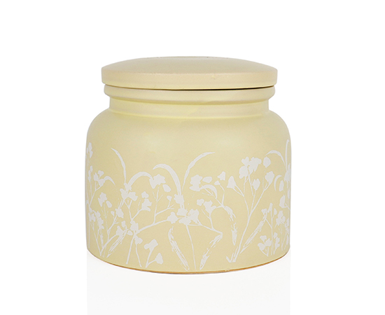 Scented Candle in Ceramic Jar With Lid D15.2xH13cm