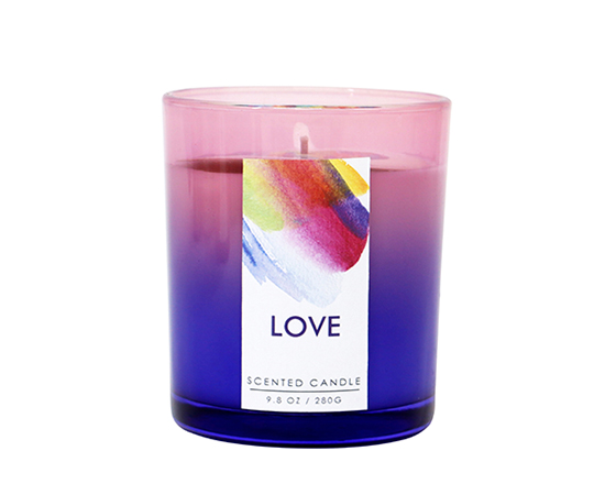 Valentine's Day Scented Candle in Glass D8.8xH10cm