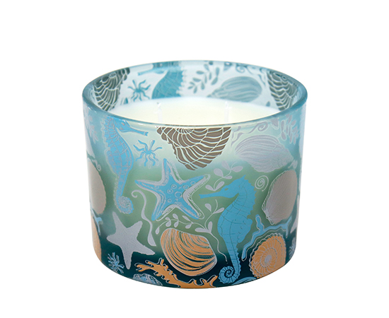 Summer Scented Candle in Glass D10xH7.5cm