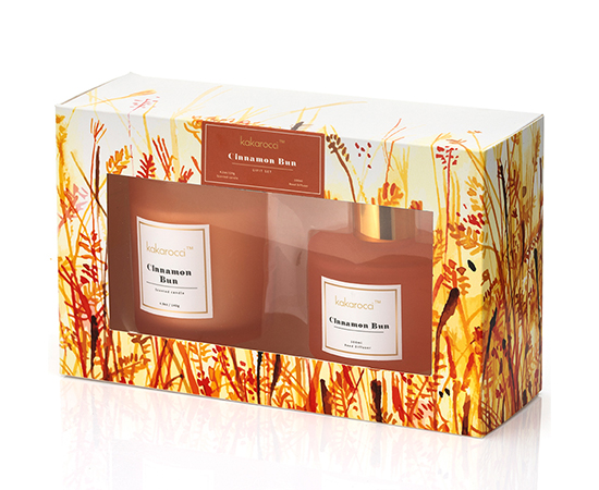 100ml Reed Diffuser and 140g Scented Candle Set in Glass