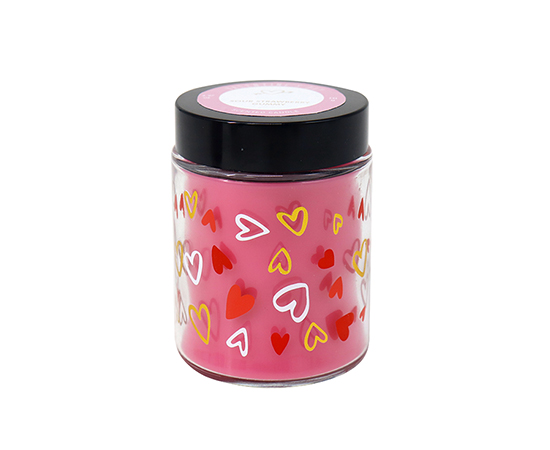 Valentine's Day Scented Candle in Glass D6.2xH8.3cm