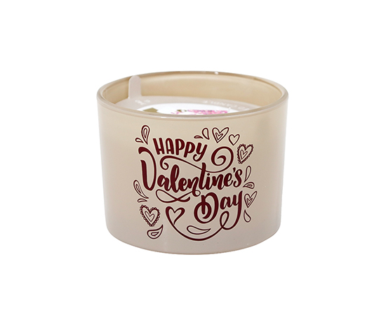 Valentine's Day Scented Candle in Glass D11xH8cm