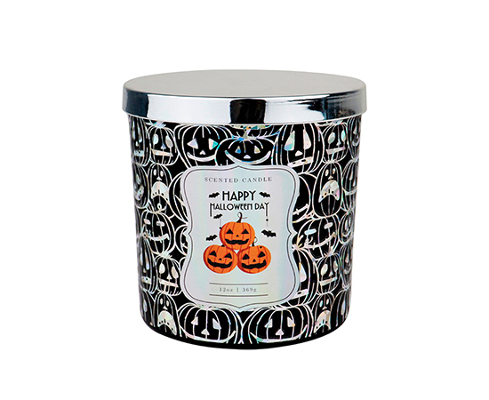 Halloween Scented Candle in Glass D10xH10cm