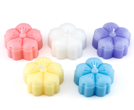 Flower Shaped Scented Candle D4.9xH2.5cm