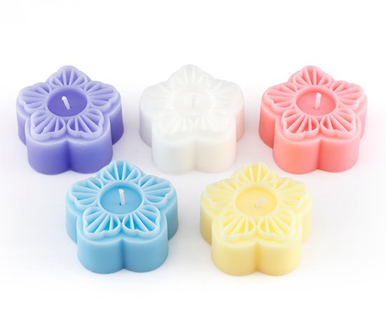 Flower Shaped Scented Candle D4.8xH2.4cm