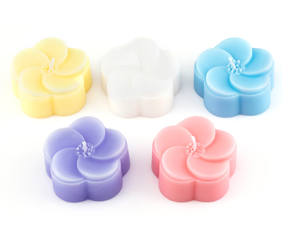 Flower Shaped Scented Candle D4.9xH2.2cm