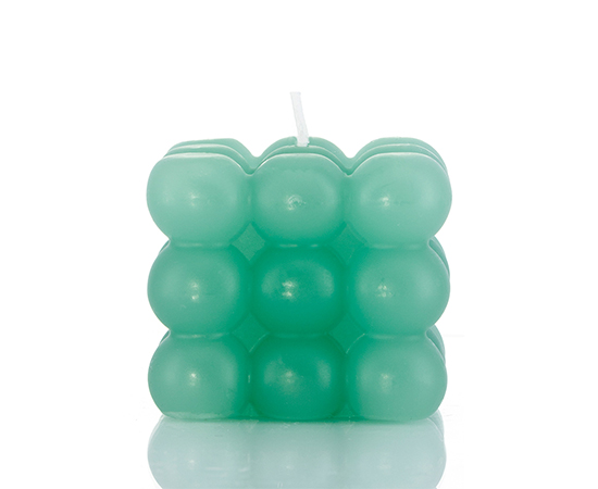 Bubble Candle D6xH5.5cm
