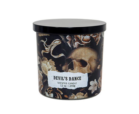 Halloween Scented Candle in Glass D10xH10cm