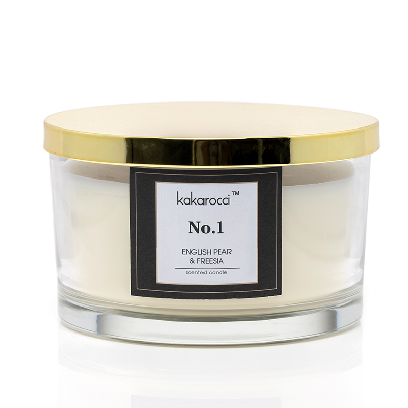 Scented Candle in Glass D13xH7.5cm