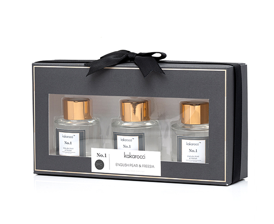 3PCS Reed Diffuser Set in Glass 50ml