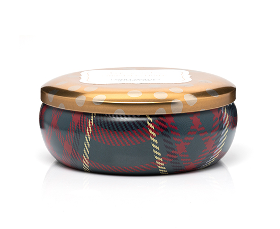 Christmas Scented Candle in Tinplate Can D13.4xH5.6cm