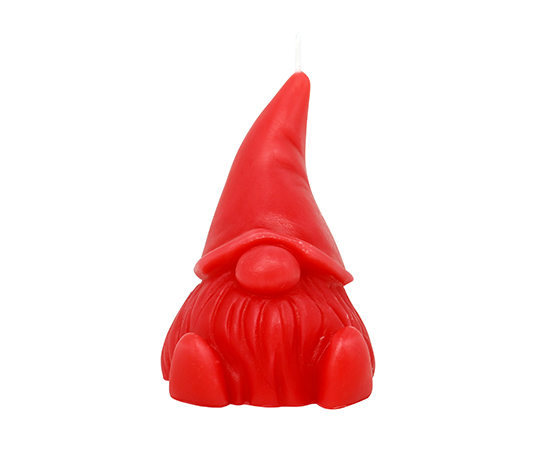 Christmas Gnome Shaped Candle  6.8x6.8xH9cm