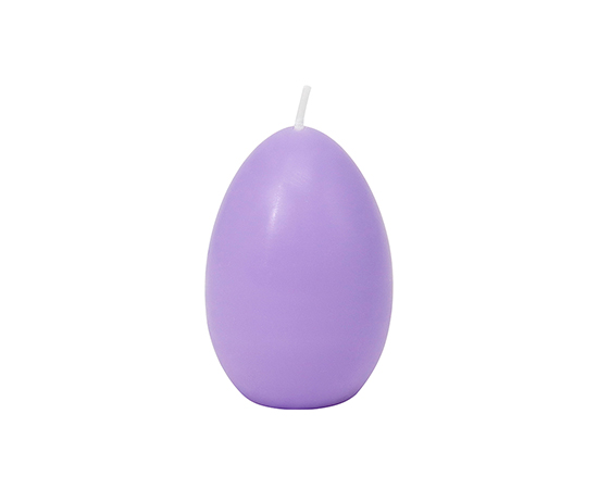 Easter Egg Shaped Candle D4xH6cm
