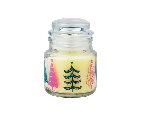 Christmas Scented Candle in Glass D6xH8.5cm
