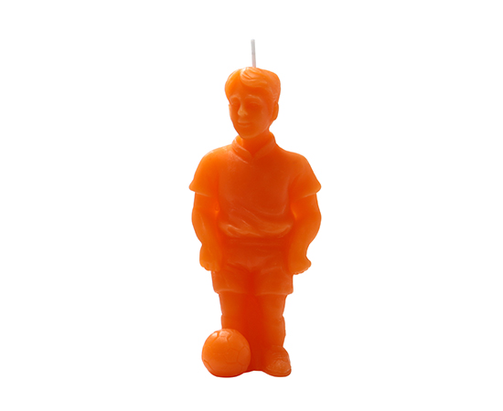 Football Player Shaped Candle D5.5xH14.5cm