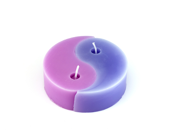 Tai Chi Shaped Scented Candle D8xH2.7cm