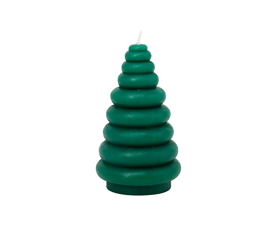 Christmas Tree Shaped Candle D7xH11.4cm