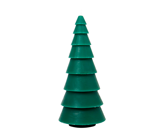 Christmas Tree Shaped Candle D8.9xH20.3cm