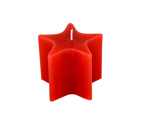Star Shaped Pillar Candle D6.8xH6cm