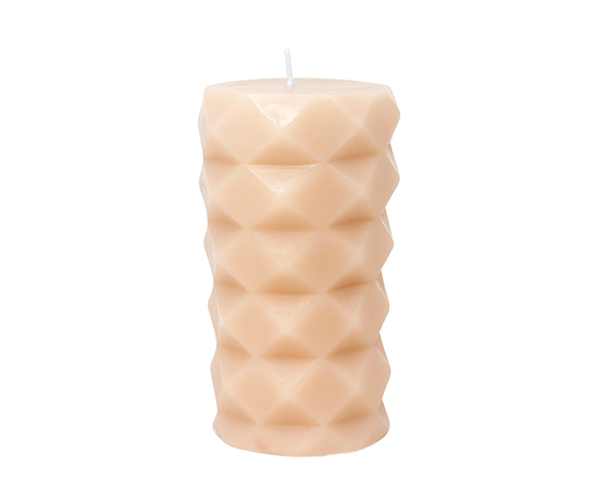 Water Cube Pillar Candle D5.8xH11cm