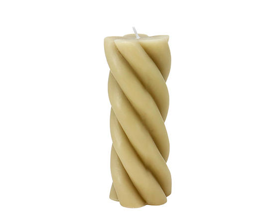Swirl Pillar Candle D5.5xH14cm