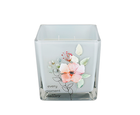 Scented Candle in Glass 12x12x12cm