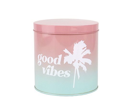 Scented Candle in Tinplate Can D11.5xH11.5cm