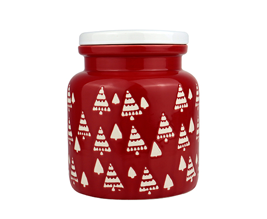 Christmas Scented Candle in  Ceramic Jar D15.2xH17.8cm