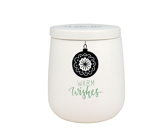 Christmas Scented Candle in Ceramic Jar D10.8xH12.7cm