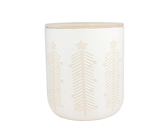 Christmas Scented Candle in Ceramic Jar D14xH17.7cm