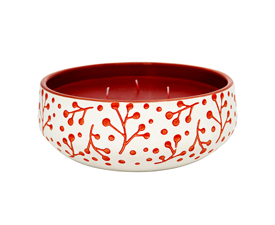 Christmas Scented Candle in Ceramic Jar D16.5xH6.2cm