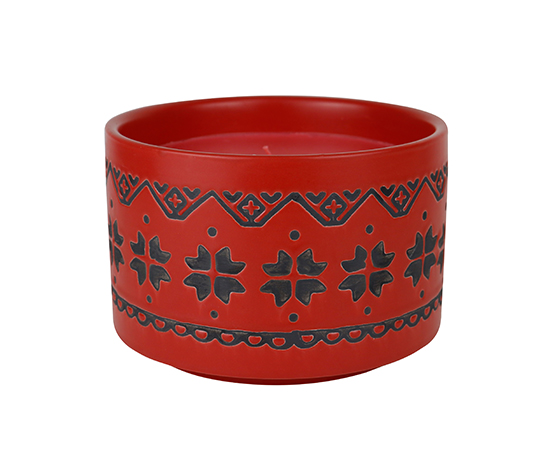 Christmas Scented Candle in Ceramic Jar D15.2xH12.7cm