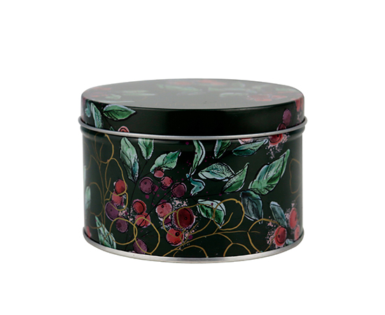 Christmas Scented Candle in Tinplate Can D10.2xH6.5cm