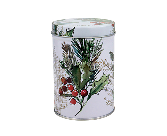Christmas Scented Candle in Tinplate Can D7.5xH10.5cm