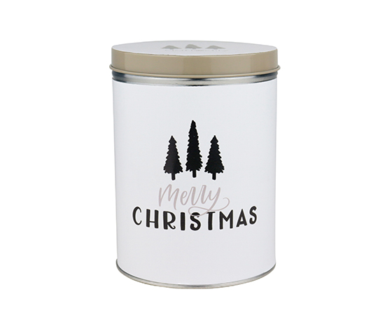 Christmas Scented Candle in  Tinplate Can D10.5xH13.5cm
