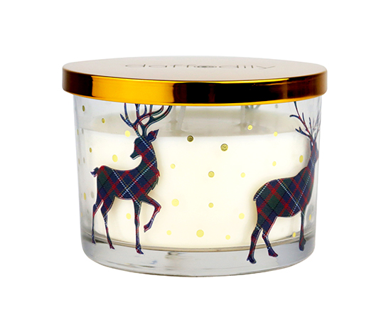 Christmas Scented Candle in Glass D11xH8cm