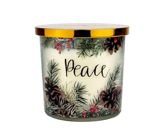 Christmas Scented Candle in Glass D11.5 x H11.5cm