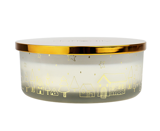 Christmas Scented Candle in Glass D19.5xH7.5cm