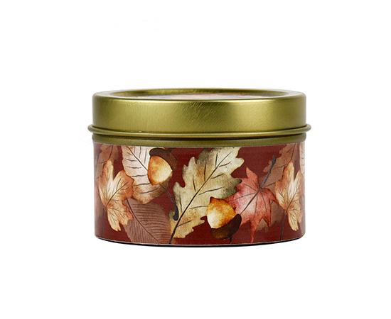 Scented Candle in Tinplate Can D6xH4cm