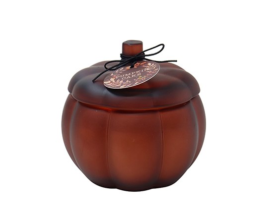 Scented Candle in Pumpkin Glass D12xH11.5cm