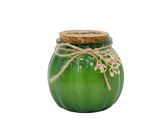 Scented Candle in Pumpkin Glass D7.5xH7.5cm