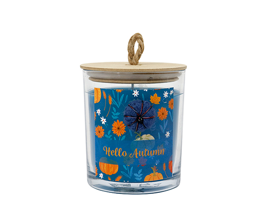 Scented Candle in Glass D8.8xH10cm