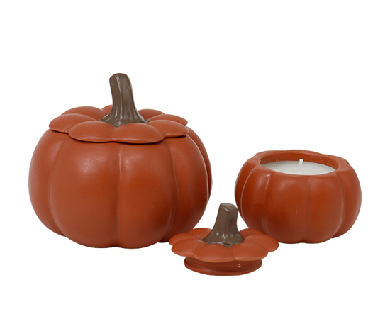 Scented Candle in Pumpkin Ceramic