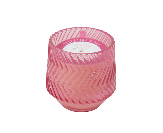 Valentine's Day Scented Candle in Glass D8xH8cm