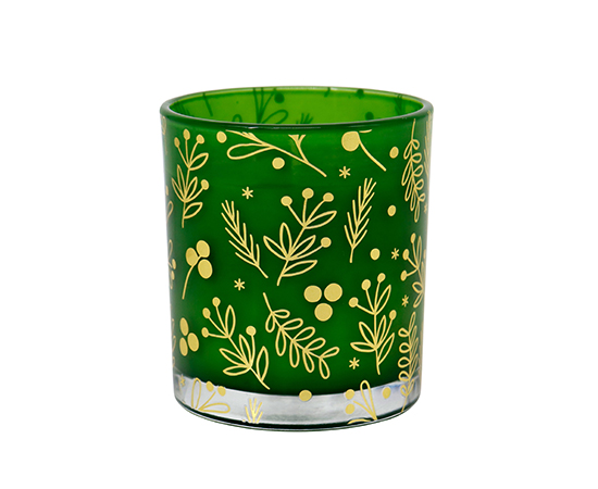 Christmas Scented Candle in Glass D8xH9cm
