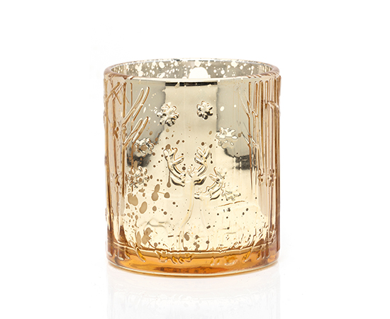 Christmas Scented Candle in Glass D7.2xH8cm