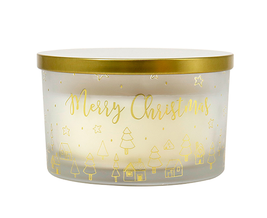 Christmas Scented Candle in Glass D13xH8cm