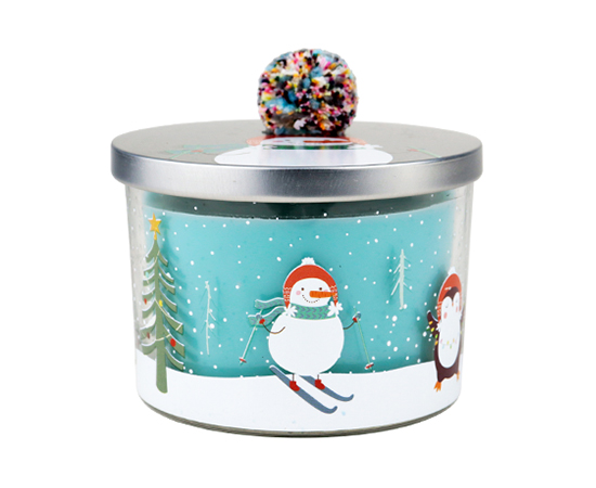 Christmas Scented Candle in Glass D11xH8cm