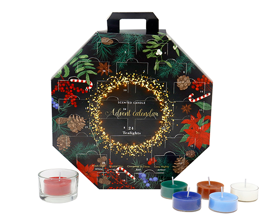 24PCS Christmas Tealight Candle Set