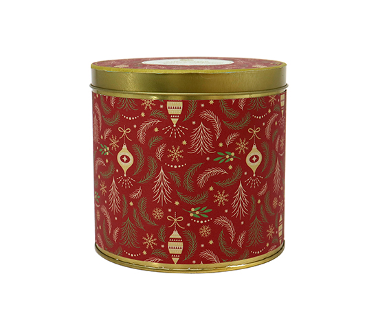Christmas Scented Candle in Tinplate Can D11xH10.5cm